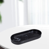 Maxbell Toilet Vanity Tray Resin Bathtub Tray Organizer for Bedroom Plant Black