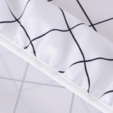 Maxbell Fitted Table Cloth Water Resistance Dinner Table Cover White 120cm