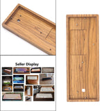 Maxbell Wooden Case for GK61X GK61XS GK64X Mechanical Keyboard Zebra Wood