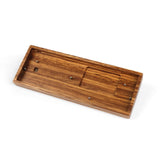 Maxbell Wooden Case for GK61X GK61XS GK64X Mechanical Keyboard Zebra Wood