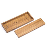 Maxbell Wooden Case for GK61X GK61XS GK64X Mechanical Keyboard Zebra Wood