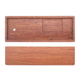 Maxbell Wooden Case for GK61X GK61XS GK64X Mechanical Keyboard Rosewood Wirst Rest