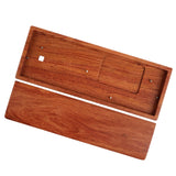 Maxbell Wooden Case for GK61X GK61XS GK64X Mechanical Keyboard Rosewood Wirst Rest