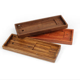 Maxbell Wooden Case for GK61X GK61XS GK64X Mechanical Keyboard Walnut Wirst Rest