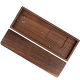 Maxbell Wooden Case for GK61X GK61XS GK64X Mechanical Keyboard Walnut Wirst Rest