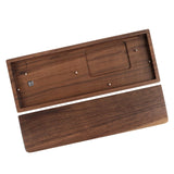 Maxbell Wooden Case for GK61X GK61XS GK64X Mechanical Keyboard Walnut Wirst Rest