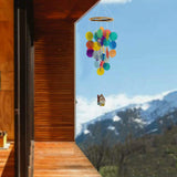 Maxbell Shell Wind Chimes Rainbow Natural Windchimes Decor Outside Indoor Balcony Multi with Flyhouse