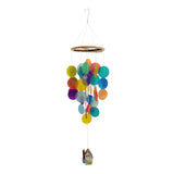 Maxbell Shell Wind Chimes Rainbow Natural Windchimes Decor Outside Indoor Balcony Multi with Flyhouse