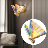 Maxbell Art Butterfly Wall Light Bedside Sconce Lamp Lighting Nightlight Colorful S