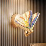 Maxbell Art Butterfly Wall Light Bedside Sconce Lamp Lighting Nightlight Colorful S