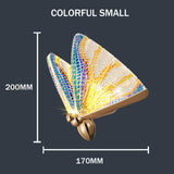 Maxbell Art Butterfly Wall Light Bedside Sconce Lamp Lighting Nightlight Colorful S