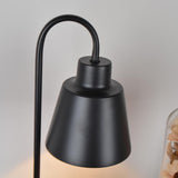 Maxbell Wax Melt Candle Warmer Metal Lamp Table Melting Lights Dimmable Black