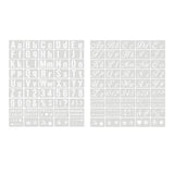 Maxbell 45Pcs Alphabet Drawing Painting Stencils Templates  Cursive
