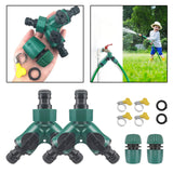 Maxbell Garden Hose Splitter 2 Way Home Outdoor for Garden Gardening Accessories