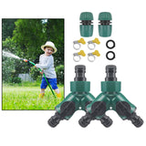 Maxbell Garden Hose Splitter 2 Way Home Outdoor for Garden Gardening Accessories