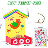 Maxbell Kids Arts and Crafts Bird Feeders for Outdoor, DIY Wooden Painting Kits