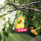 Maxbell Kids Arts and Crafts Bird Feeders for Outdoor, DIY Wooden Painting Kits