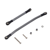 Maxbell 2x 1/10 RC Metal Steering Rod Servo Rod Linkage for SCX10 II Parts Titanium