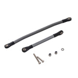 Maxbell 2x 1/10 RC Metal Steering Rod Servo Rod Linkage for SCX10 II Parts Titanium