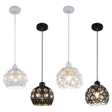 Maxbell Vintage Chandelier Iron Industrial Hanging Lights E27 220V LED Pendant Lamp Black 18x15cm