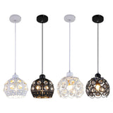 Maxbell Vintage Chandelier Iron Industrial Hanging Lights E27 220V LED Pendant Lamp Black 18x15cm