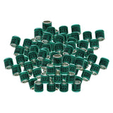 Maxbell 100Pcs 2022 Aluminium Dove Racing Pigeon Foot Rings Bands 8mm Green