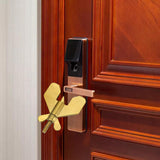Maxbell Stainless Steel Small Portable Door Lock Security Bedroom Safety Lock Gold