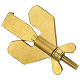 Maxbell Stainless Steel Small Portable Door Lock Security Bedroom Safety Lock Gold