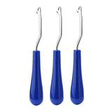 Maxbell 3Pcs Crochet Hook Plastic Handles Knitting Needles Yarn Sewing Needlecraft