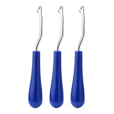 Maxbell 3Pcs Crochet Hook Plastic Handles Knitting Needles Yarn Sewing Needlecraft