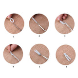 Maxbell 3Pcs Crochet Hook Plastic Handles Knitting Needles Yarn Sewing Needlecraft