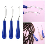 Maxbell 3Pcs Crochet Hook Plastic Handles Knitting Needles Yarn Sewing Needlecraft