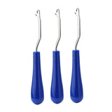Maxbell 3Pcs Crochet Hook Plastic Handles Knitting Needles Yarn Sewing Needlecraft