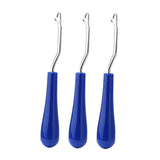 Maxbell 3Pcs Crochet Hook Plastic Handles Knitting Needles Yarn Sewing Needlecraft