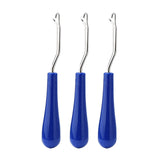 Maxbell 3Pcs Crochet Hook Plastic Handles Knitting Needles Yarn Sewing Needlecraft