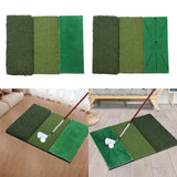 Maxbell Golf Hitting Mat 16" x 25" Turf Mats Indoor Backyard Batting No  line