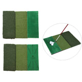 Maxbell Golf Hitting Mat 16" x 25" Turf Mats Indoor Backyard Batting No  line