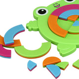 Maxbell Green Frog Shapes Match Block Puzzle Game Creative Learning Development Toy