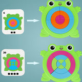 Maxbell Green Frog Shapes Match Block Puzzle Game Creative Learning Development Toy