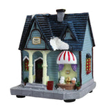 Maxbell 12cm Tall Christmas LED Light Winter Village Miniature House Style_B