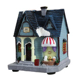 Maxbell 12cm Tall Christmas LED Light Winter Village Miniature House Style_B