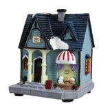 Maxbell 12cm Tall Christmas LED Light Winter Village Miniature House Style_B