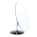 Maxbell Durable Makeup Mirror Dormitory Bathroom Round Standing Mirrors Oval Small