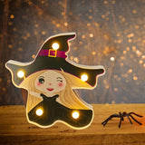 Maxbell Halloween Decorations LED Lights Bar Garden Decor Indoor Outdoor Night Light Ghost C