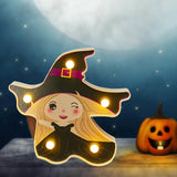 Maxbell Halloween Decorations LED Lights Bar Garden Decor Indoor Outdoor Night Light Ghost C