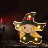 Maxbell Halloween Decorations LED Lights Bar Garden Decor Indoor Outdoor Night Light Ghost C