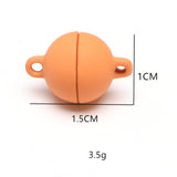 Maxbell Magnetic Clasps Colorful Necklace Connector Chain Extenders Closure Ball