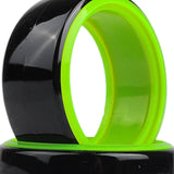 Maxbell 4xRC Car Tires for for HSP 94123 94103 1/10 RC Car  Light Green Black