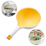 Maxbell Kitchen Strainer Colander Vegetable Washing Basket Drain Strainer Basket Yellow