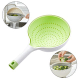 Maxbell Kitchen Strainer Colander Vegetable Washing Basket Drain Strainer Basket Green